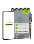 Rocketbook Mini Reusable Smart Notebook – Pocket Size Cloud-Connected Dot Grid Notepad (Gray, 3.5” x 5.5”)