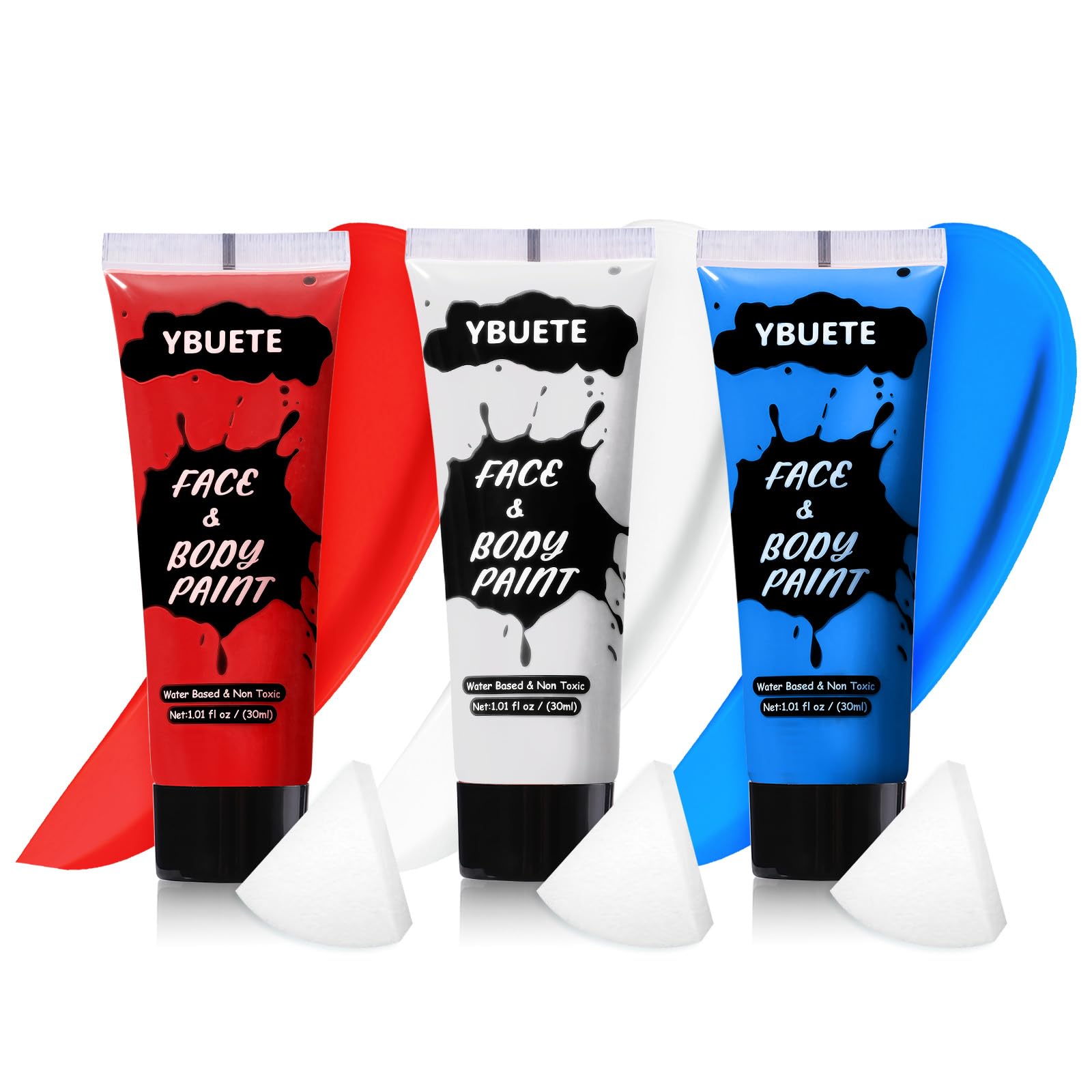 9 Color Halloween Body Paint Set – Non-Toxic, Skin-Friendly Water-Based Face & Body Makeup Kit