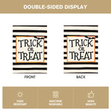 Double-Sided Halloween Garden Flag – Black Durable Polyester Welcome Banner for Yard, Lawn & Porch Decor