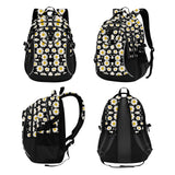 RICKYH Style Lightweight School & Travel Backpack – Multi-Compartment Daypack with Laptop Sleeve (23juhua)