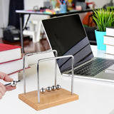Smilesorg Newton’s Cradle Balance Balls Kinetic Desk Toy Physics Motion Display for Office Décor & Educational Fun