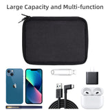 Electronics Cable Organizer Travel Case – Portable Charger & Tech Accessories Storage Bag