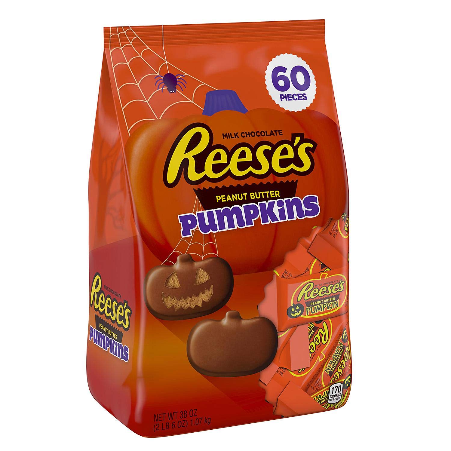 REESE’S Peanut Butter Pumpkins – Snack Size Halloween Candy