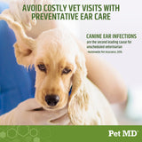 Dog Ear Cleaning Wipes – 100 Count Gentle Disposable Ear Care Pads for Odor Removal, Wax Control, and Infection Prevention