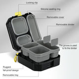 Black Gamepad Bento Lunch Set with 12 oz Food Jar
