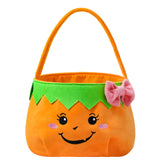 Plush Pumpkin Halloween Trick or Treat Bucket – Soft Reusable Candy Bag for Kids & Toddlers
