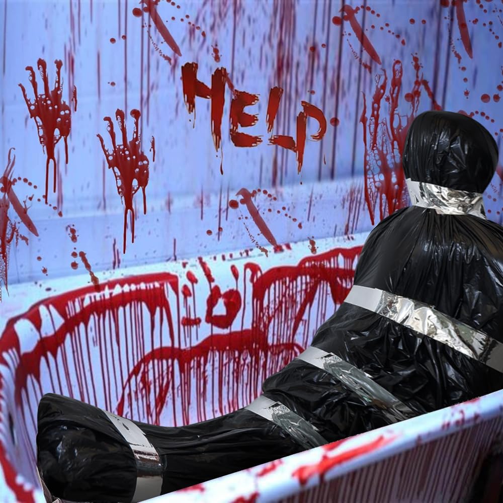 Clown-Themed Halloween Window Curtains – Scary Male & Female Horror Drapes for Haunted House Party Décor