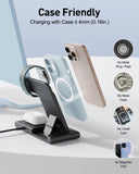 3-in-1 Foldable Wireless Charging Station for iPhone, Apple Watch & AirPods – Fast Travel Charging Dock Black
