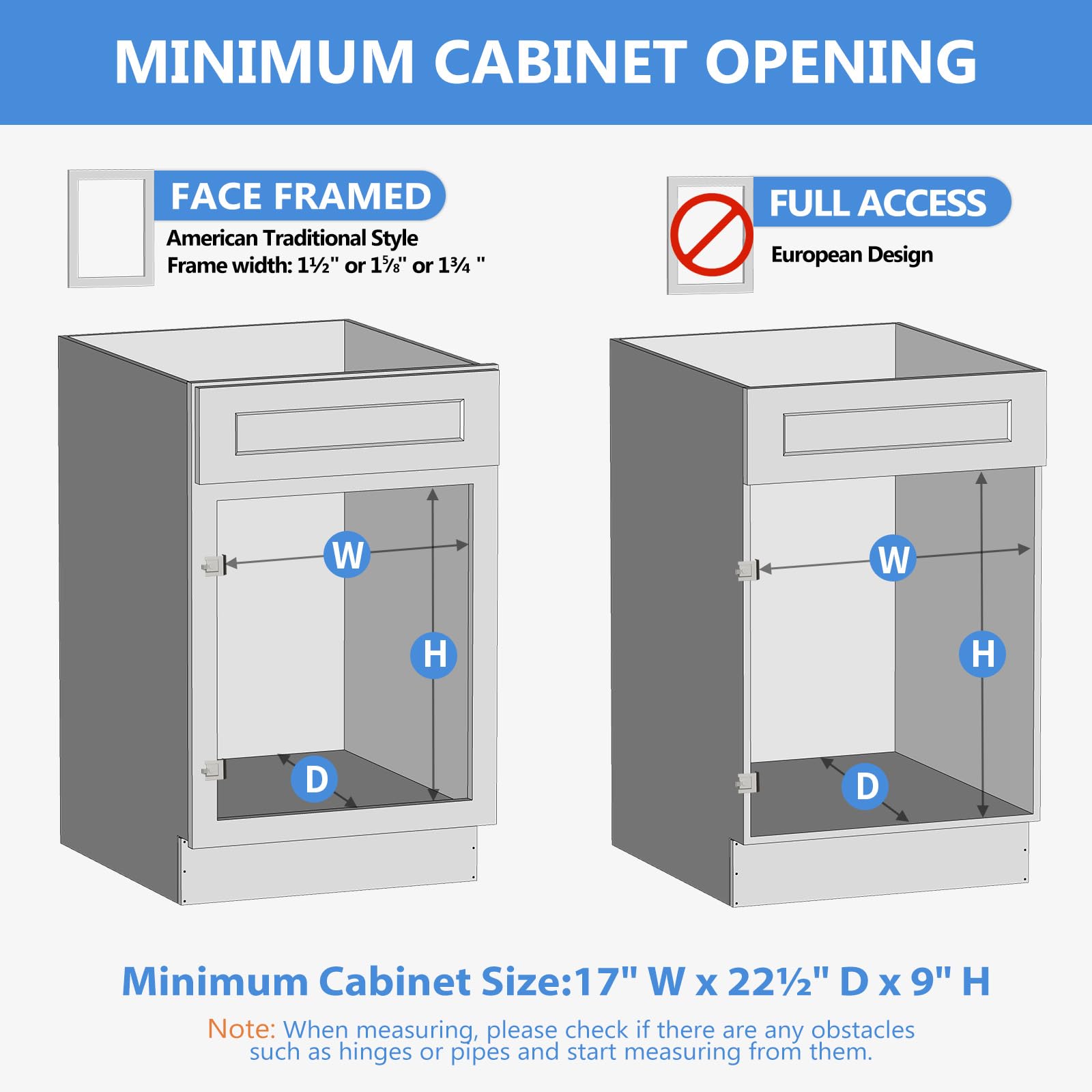 Lovmor Beveled Pull-Out Cabinet Drawer – Tall Solid Wood Slide-Out Organizer for Pantry & Kitchen