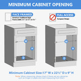 Lovmor Beveled Pull-Out Cabinet Drawer – Tall Solid Wood Slide-Out Organizer for Pantry & Kitchen