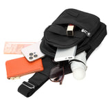 BANELU Small Sling Backpack for Women – Water-Resistant Crossbody Chest Bag for Travel, Hiking & Daily Use (Black)