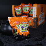 Kathy Kaye Halloween Popcorn Balls – 12 Individually Wrapped 1oz Treats, Gluten-Free & Nut-Free Snack Made in USA 🎃