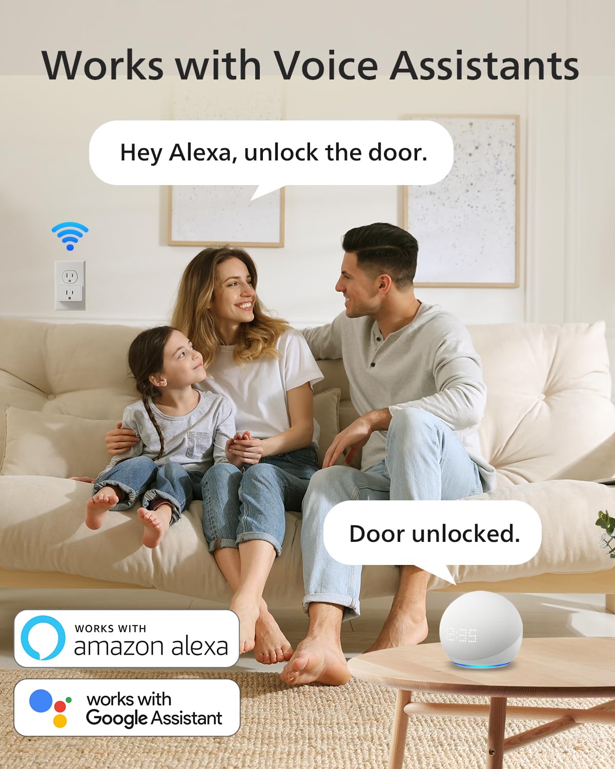 Philips Wi-Fi Smart Deadbolt Door Lock with Fingerprint, App Control & Alexa Support, Keyless Entry Security Lock