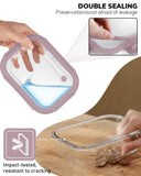 Premium 10-Piece Borosilicate Glass Food Storage Containers Set with Airtight Tempered Lids | Leak-Proof, Oven-Safe & BPA-Free
