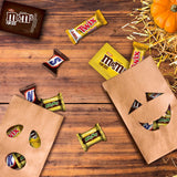 M&M’s, SNICKERS, TWIX & MILKY WAY Halloween Bulk Variety Bag – 135PCS Mix of Fun Size Chocolate Treats 🍫🎃