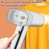 Foldable Travel Garment Steamer 3-Second Heat-Up Compact Portable Clothes Wrinkle Remover with Auto Safety Shut-Off