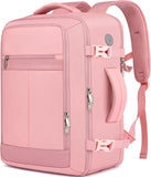 25L Airplane-Approved Travel Backpack with Shoe Pouch & 15.6-Inch Laptop Compartment