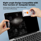 All-in-One Keyboard Cleaning Kit Laptop Screen & Electronics Cleaner Brush Tool Set Portable PC Accessories White