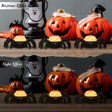 Halloween Spider Eyeball LED Tea Light Candles – 6PCS Battery-Operated Flameless Lights with Timer (Spooky Décor)