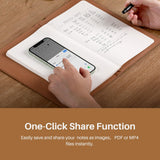 Huion Note Smart Digital Notebook – A5 Paper to App Writing System (Orange)
