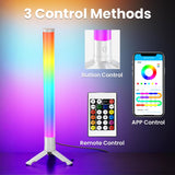 360° RGB Light Bars – 16 Million Colors Bluetooth Mood Lighting for TV, Gaming & Bedroom Setup