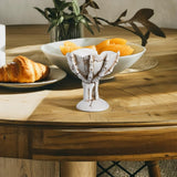 Skeleton Hand Halloween Candy Bowl – Skull Treat & Snack Holder Decoration (White)