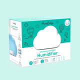 PureBaby Cloud Cool Mist Humidifier with Night Light – 1.8L Ultrasonic Nursery Humidifier for Baby Room (24-Hour Moisture)