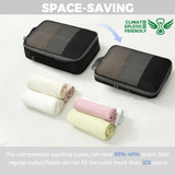 Compression Packing Cubes for Suitcase – Durable 320D Travel Packing Organizers for Efficient Luggage Storage