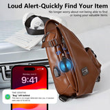 Mini Bluetooth Tracker Tag Apple Find My Compatible, Waterproof Item Locator with Sound Alert & Replaceable Battery – Black