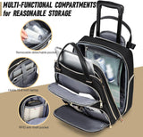 16-Inch Underseat Rolling Carry-On with Laptop Storage