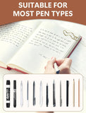 15-Pack Metal Notebook Pen Holder Clips