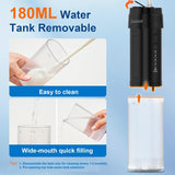 Portable Water Flosser for Teeth – Cordless Dental Oral Irrigator with 4 Modes, 16 Pressure Levels, Travel Case & IPX7 Waterproof Design