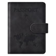 RFID Blocking Passport Holder Wallet with Magnetic Closure – Travel Document Organizer for Men & Women