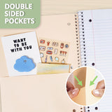 Assorted 5-Pack 3-Subject College Ruled Notebooks