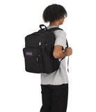 JanSport Big Student Laptop Backpack with 15″ Laptop Sleeve – Classic 2-Compartment School & Everyday Backpack (Black)