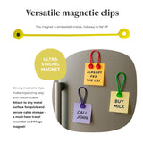 Magnetic Cable Organizer with Reusable Silicone Ties – Travel Cord Management Holder for Smart Devices Multicolor