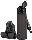 Collapsible Silicone Water Bottle – Foldable BPA-Free Travel Water Bottle for Hiking, Gym, Camping & Travel