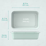 Bentgo Meal Prep Containers – 20 Piece Reusable Food Storage Set with Lids, 4-Cup Portion Control