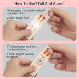 THOPEB Personal Safety Alarm – 135dB Siren with LED Strobe, Pull-Pin Keychain for Women, Kids & Seniors (Metallic Rose)
