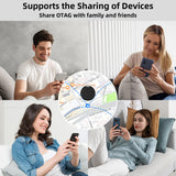 Android Bluetooth Smart Tracker Tag, Find Hub Compatible Item Locator with 100dB Alarm and Replaceable Battery