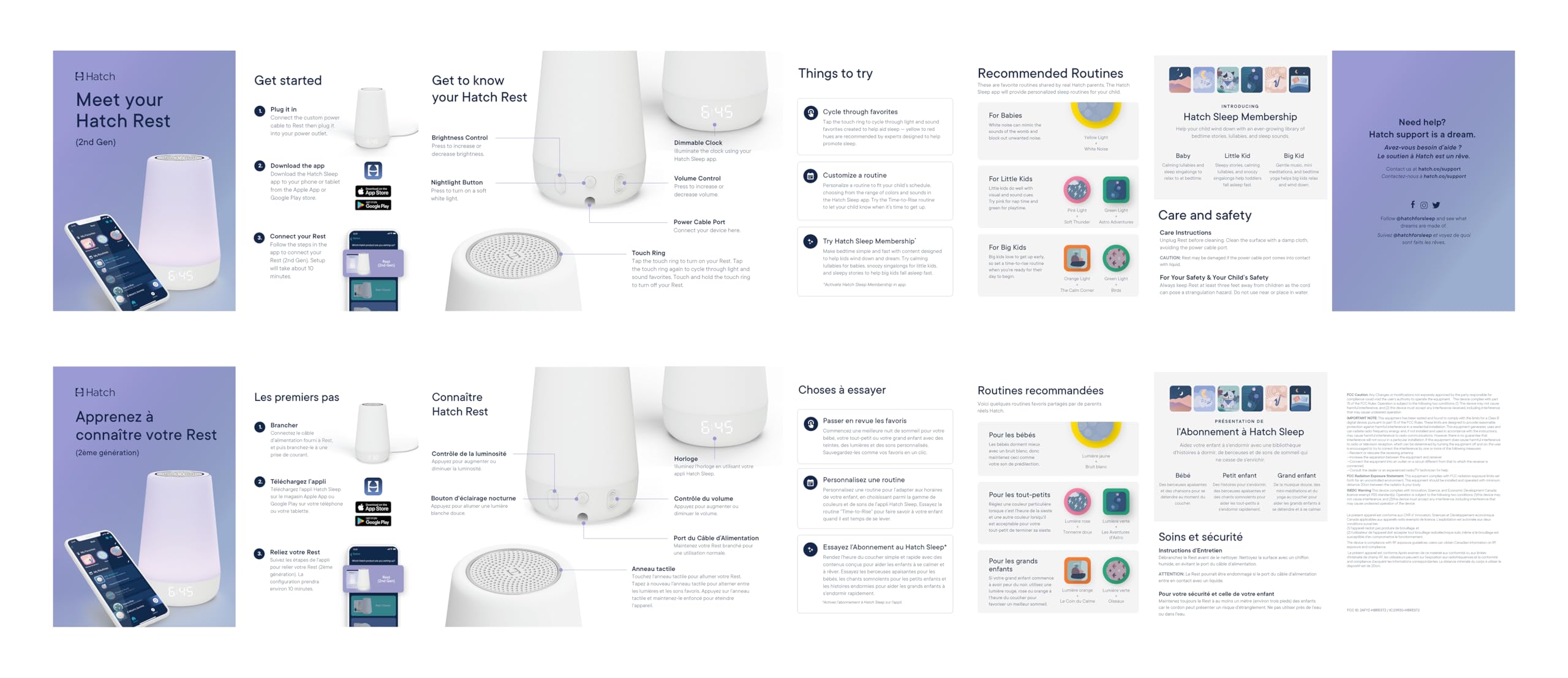 Hatch Rest 2nd Gen Smart Baby Sound Machine & Night Light – WiFi Sleep Trainer with App Control for Nursery
