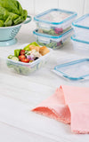 5-Pack Airtight Meal Prep Containers – 3-Cup BPA-Free Plastic Food Storage with Write & Erase Lids (White)