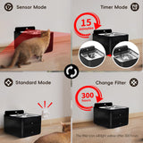Smart Wireless Cat Water Fountain 108oz – 4 Modes, Motion Sensor & 4000mAh Rechargeable Battery