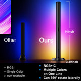 RGB+IC Bluetooth Light Bars – 16M Color TV Backlight with Music Sync & Remote Control