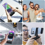 Mini 5000mAh Portable Charger for iPhone – Ultra Compact Plug-In Emergency Power Bank (Black)