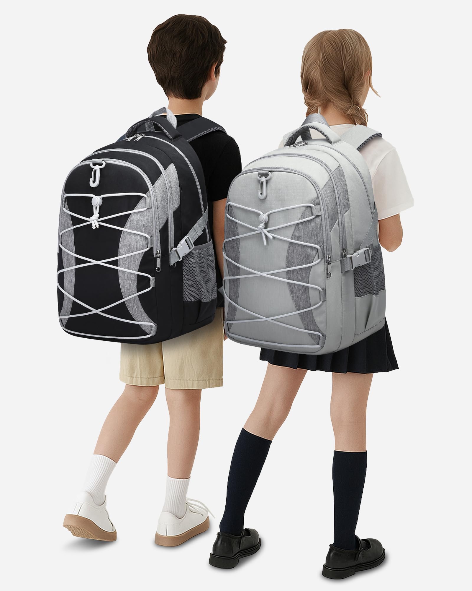 Bluefairy Middle & High School Backpack with Laptop Compartment, Large Capacity Bookbag for Teens