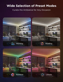 Govee RGBIC COB LED Strip Lights with Matter, 1260 LEDs/m & Silicone Diffuser – Multicolor