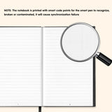 YUAN Smart Pen & Digital Notebook Set – Real-Time Sync, Offline Storage & Business App Integration (Black Edition)