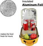 3D School Bus Toddler Backpack Set with Insulated Lunch Bag