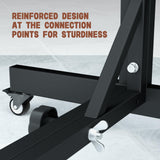 INNOVART Mobile Blueprint Storage Rack – Adjustable Rolling Vertical Plan Holder for Large Documents (Black)